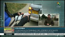 Son asesinados 5 líderes colombianos en la primera semana de 2019
