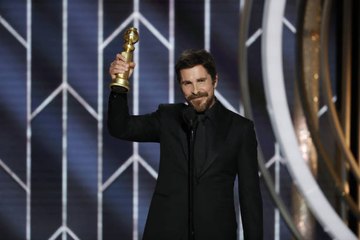 Christian Bale Thanks Satan in Golden Globes Speech