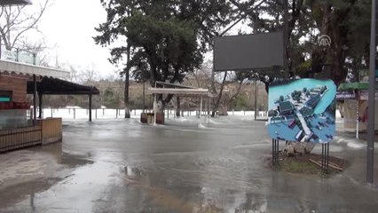 Manavgat Irmağı'nda Su Seviyesi Yükseldi