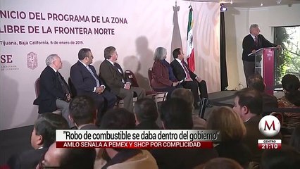El robo de combustible se daba dentro del gobierno: AMLO