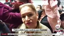 En Reynosa, piden a AMLO buscar a desaparecidos