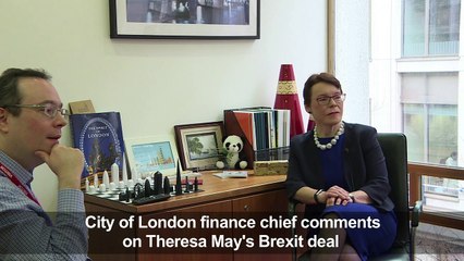 City of London finance chief warns against no-deal Brexit