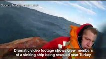 Rescue off Turkey's coast after ship sinks
