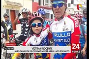 Trujillo: niño ciclista de 12 años muere arrollado por taxi colectivo