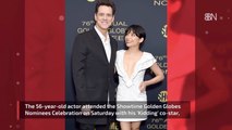 Jim Carrey Comes Out At The Golden Globes With Ginger Gonzaga