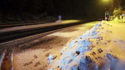 Bolu Dağı'nda kar yağışı başladı - BOLU