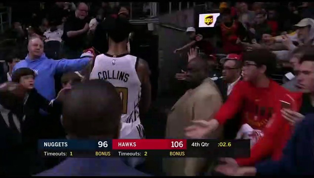 Le basketteur John Collins met une claque à un enfant