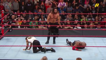 سيث رولينز يهين بوبي لاشلي على الحلبة