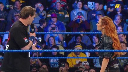 حضور مميز لجون سينا وسط حلبة سماك داون.. أراد توصيل رسالة للجميع