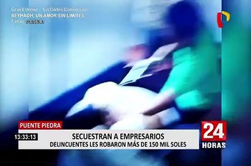 Delincuentes secuestran a familia para robarles 150 mil soles en Puente Piedra