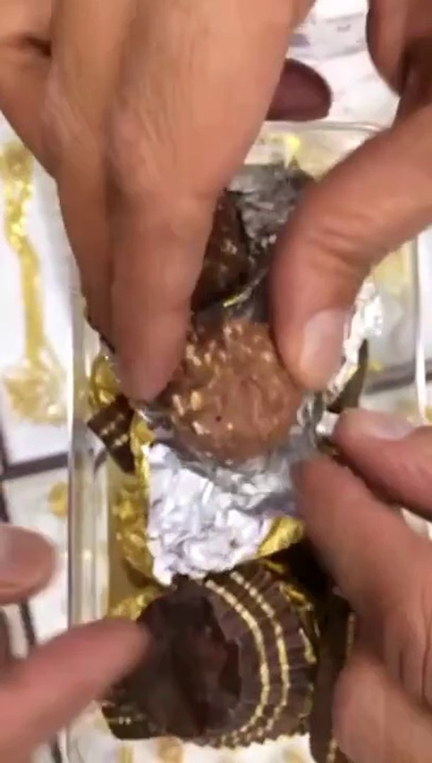 Il trouve des vers dans ses chocolats Ferrero Rocher - Vidéo Dailymotion