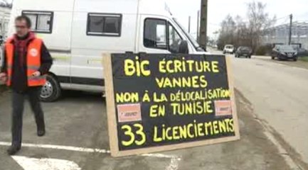 Morbihan : les salariés de BIC dénoncent la "délocalisation" de leur usine,