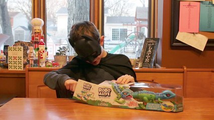 BatKid Does Unboxing: ZURU Robo Alive Lizard Robot Toy