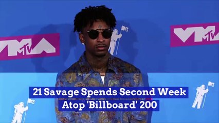 21 Savage Spends Second Week Atop 'Billboard' 200