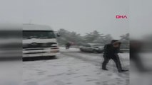 Antalya- Konya Karayolu Kar Nedeniyle Ulaşıma Kapandı
