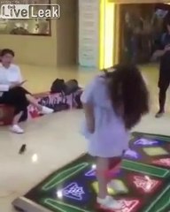 WTF !!  Woman loses her zucchini while dancing