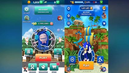 Download Video: Oddbods Turbo Run Vs Sonic Dash - Sonic Vs Christmas Pogo - Gameplay Walkthrough﻿