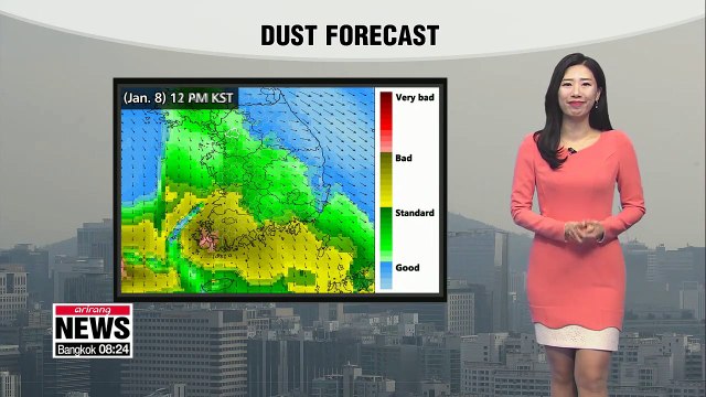 Dusty in most areas but will get better by the afternoon, colder in the afternoon _ 010819