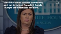 Body Language Expert Analyzes Sarah Huckabee Sanders Mid-Lie