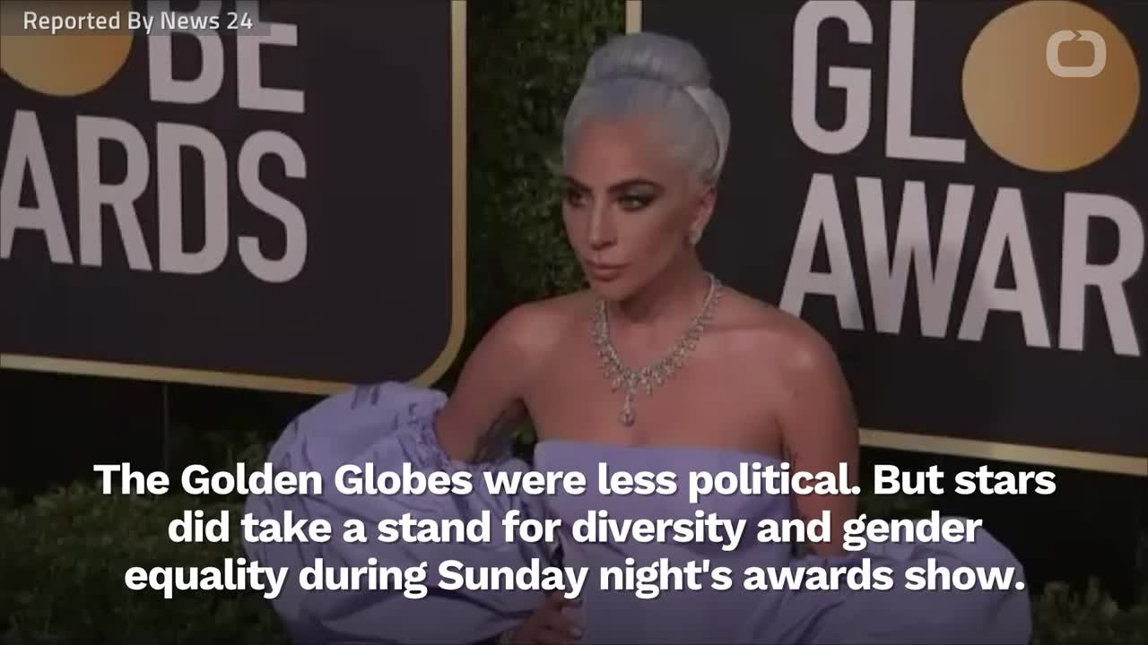 Actresses Talk Gender Equality And Time's Up x 2 At Globes