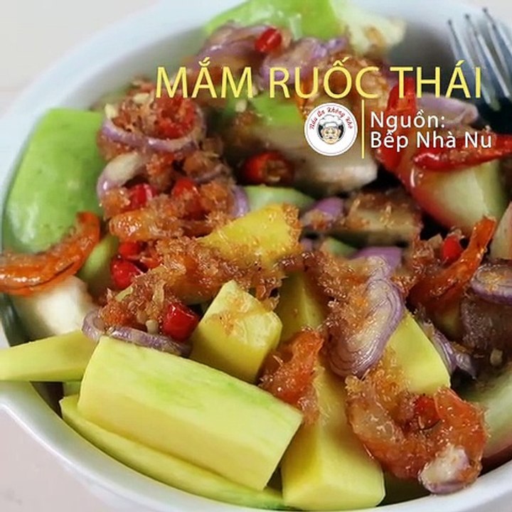 Cách làm MẮM RUỐC THÁI chấm trái cây ngon hấp dẫn