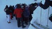 Italian band performs in igloo with instruments made of ice