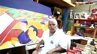 The Chicano Artist Studio: Magu's Painting Video #1