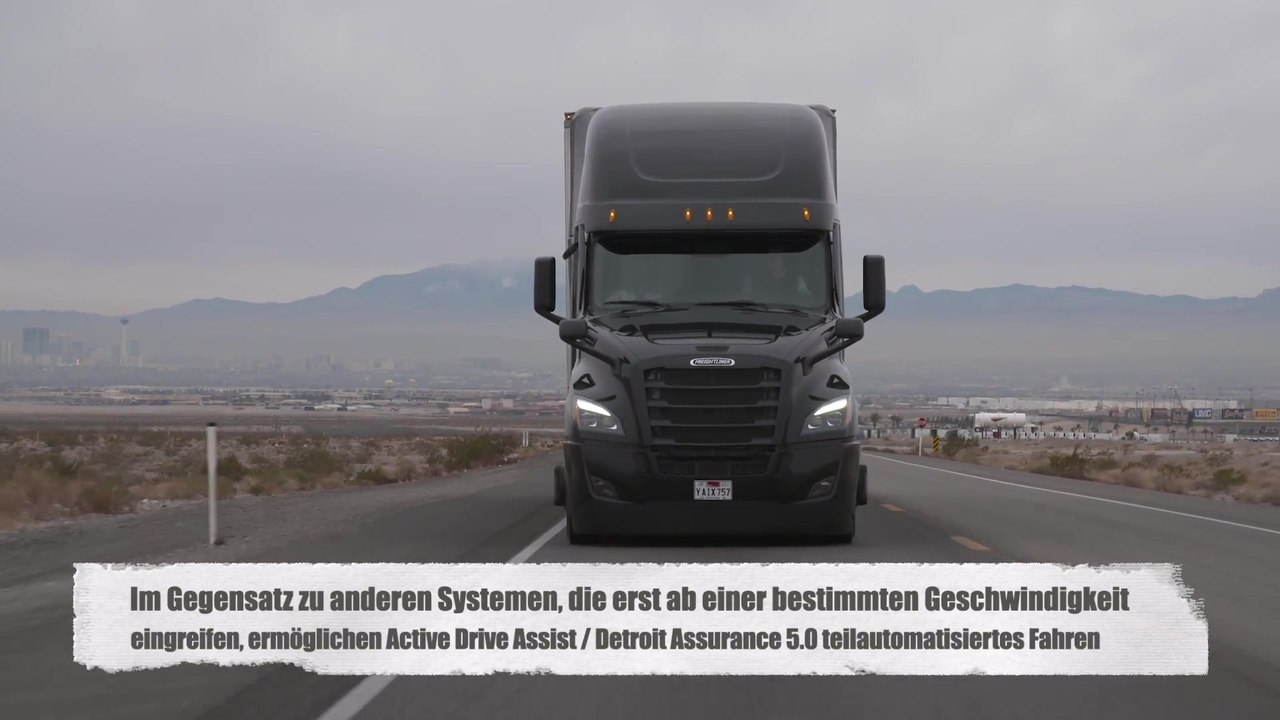 Automatisiertes Fahren auf Level 2 jetzt Realität im neuen Freightliner Cascadia