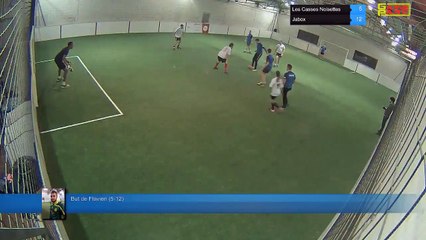 But de Flavien (5-12) - Les Casses Noisettes Vs Jabox - 07/01/19 21:00 - LIGUE 5