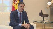 Entrevista de Efe al presidente del Gobierno  Pedro Sánchez  (parte 3)