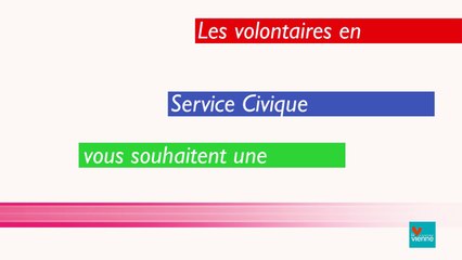 Les Services Civiques de la Vienne souhaitent une bonne année 2019 !