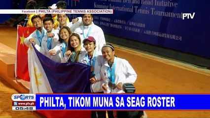 PHILTA, tikom muna sa SEAG roster