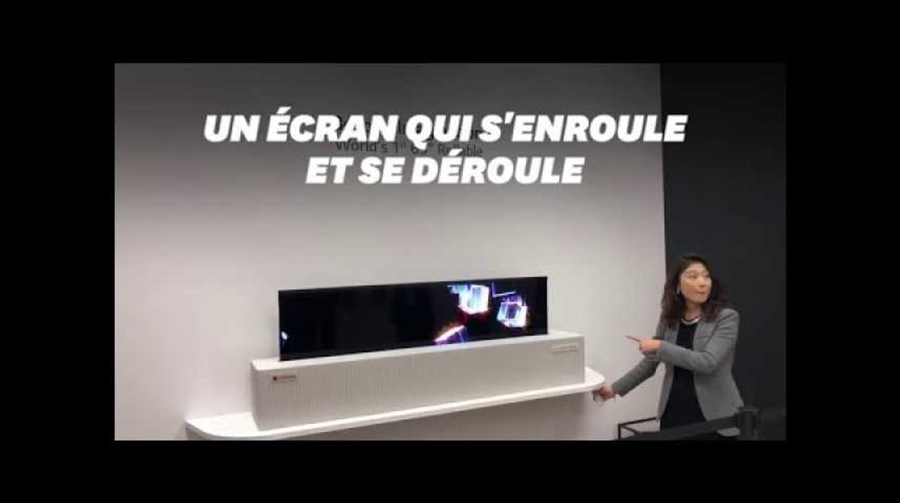 LG va commercialiser une télévision pliable et...