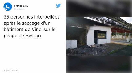 Incendie d’un local de Vinci au péage de Bessan : 45 interpellations dans l’Hérault