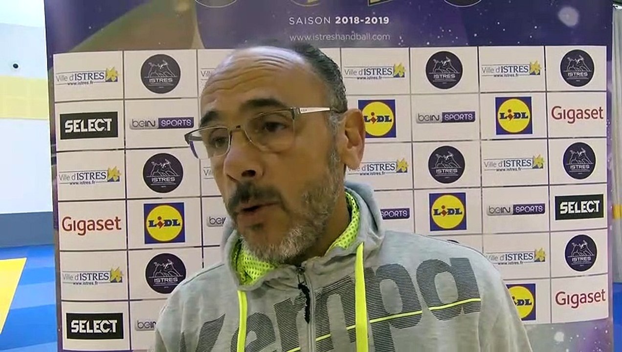 Gilles Derot coach Istres Provence Handball