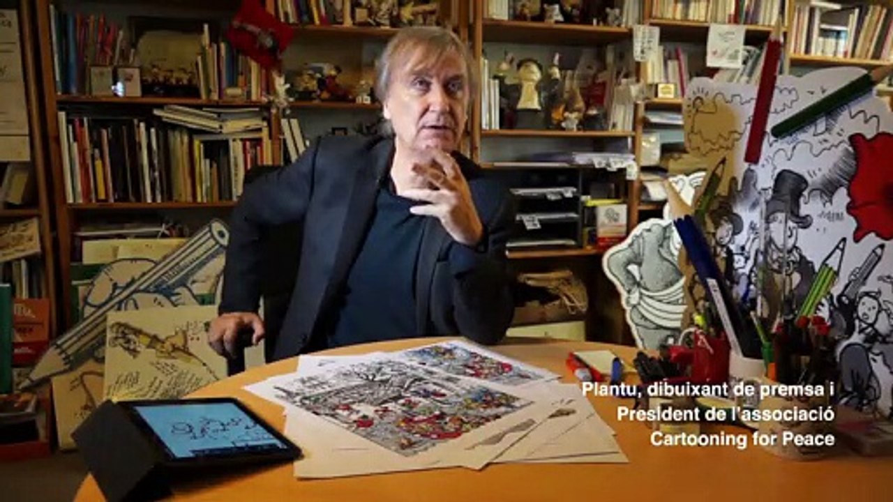 Teaser Conférence Plantu, exposition "Ça chauffe pour la planète !", musée de l'électricité FEDACULTURA, Andorre