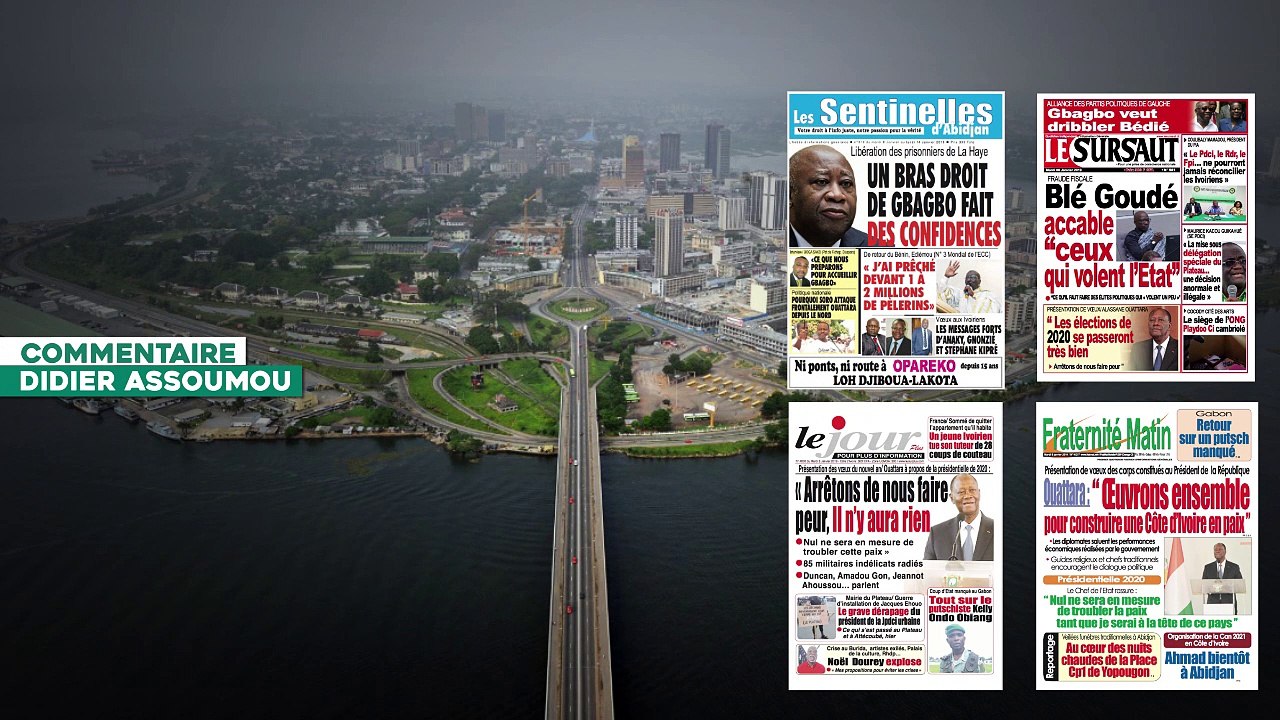Le Titrologue du 08 Janvier 2019 : Alassane Ouattara, "Arrêtons de nous faire peur, il n’y aura rien en 2020"