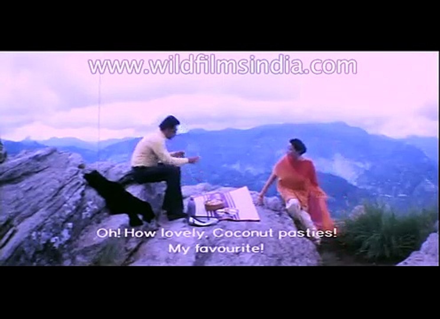 Saroja takes Samar to the hills - A scene from the feature film 'Duvidha'