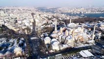 İstanbul'dan kar manzaraları havadan görüntülendi - İSTANBUL