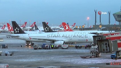 Uçaklar buzlanmaya karşı alkol ile yıkanıyor