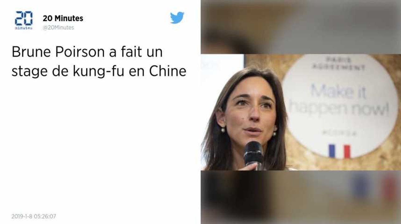 La secrétaire d’État Brune Poirson a fait un stage de kung-fu à Shaolin, en Chine