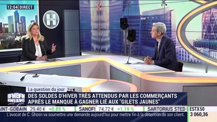 La question du jour: Des soldes d'hiver très attendus par les commerçants après le manque à gagner lié aux "gilets jaunes" – 08/01