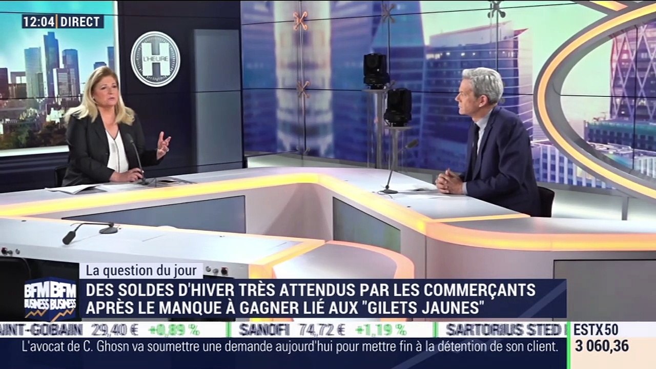 La question du jour: Des soldes d'hiver très attendus par les commerçants après le manque à gagner lié aux "gilets jaunes" – 08/01