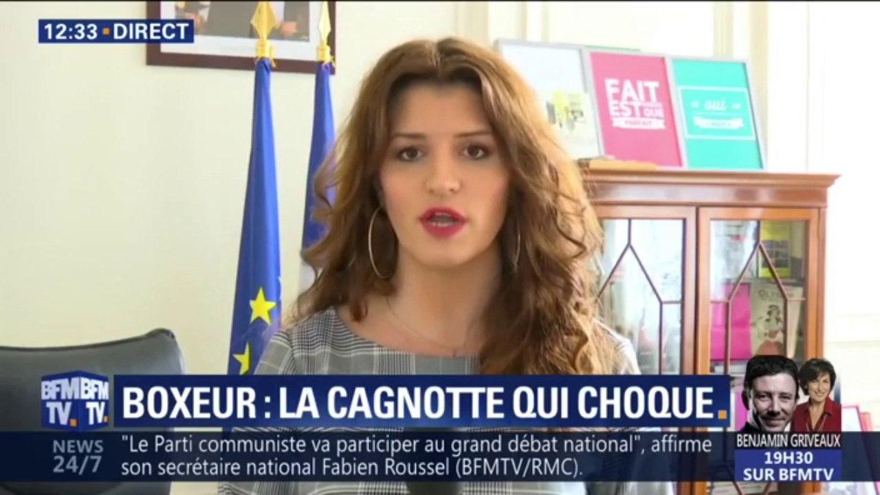 "C'est une honte." Marlène Schiappa demande à ce que la cagnotte lancée pour soutenir le boxeur soit retirée