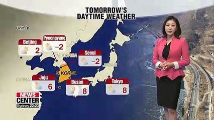 Sudden cold spell expected tomorrow __ 010819