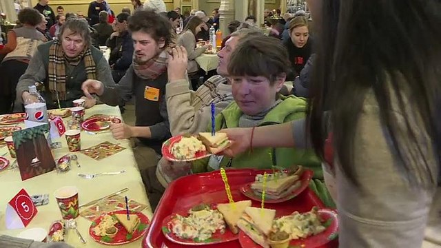 Il Natale ortodosso dei volantari di Sant'Egidio
