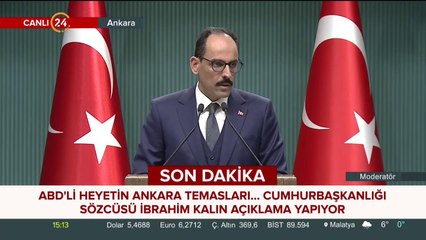 ABD'li heyetin Ankara temasları