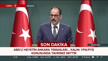 ABD heyeti ile görüşmeler