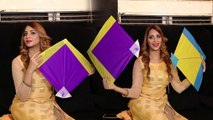 Arshi Khan celebrates Makar Sankranti with kites; Watch Video | FilmiBeat