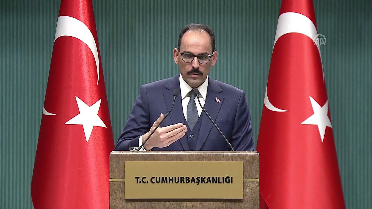 Kalın: 'Hiç kimse Türkiye'nin bir terör örgütüne güvence vermesini beklemesin' - ANKARA